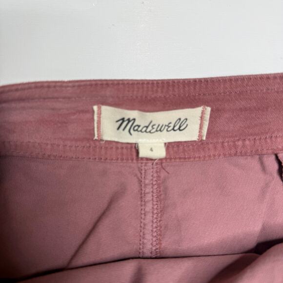 MADEWELL Pink Velvet Mini Skirt - Picture 3 of 3